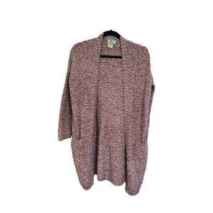 Red knitted Cardigan